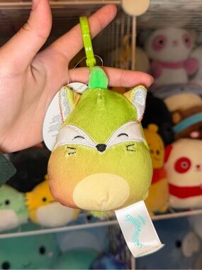 Squishmallows Squishmallow Fifi the Pear Fox 3.5" Stuffed Plush Clip